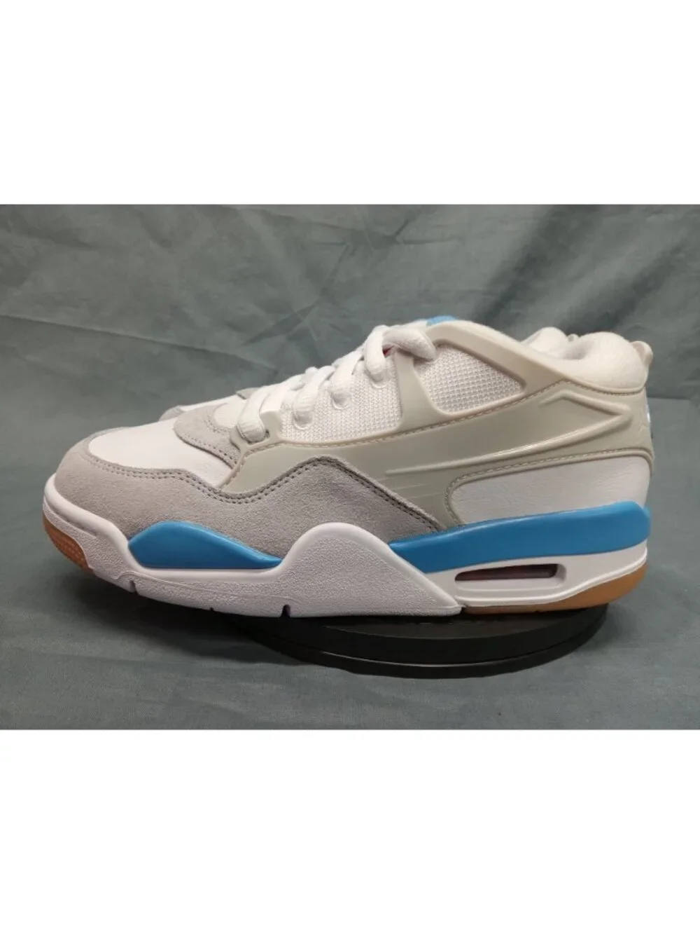 Nike Boys Air Jordan 4 RM (GS) Sneakers Mesh White Blue Size 6.5 NEW NO BOX!